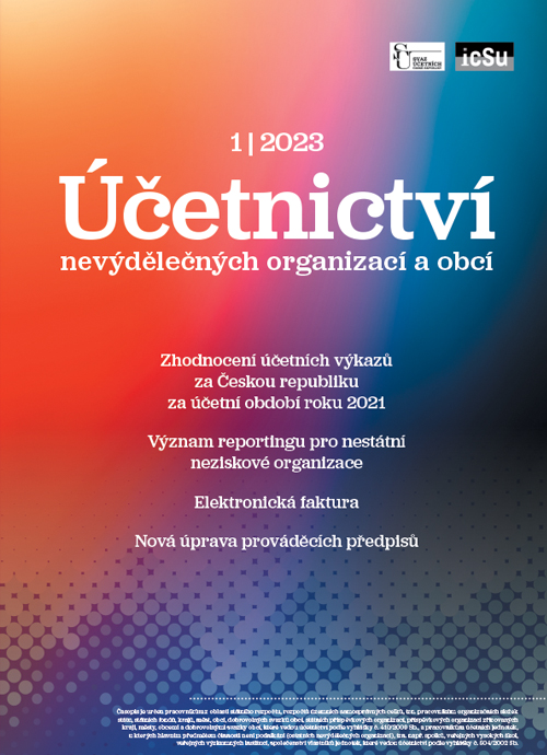 Aktuální číslo časopisu Účetnictví nevýdělečných organizací a obcí 1/2023
