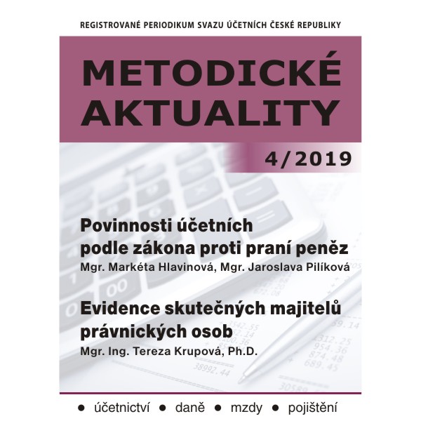 Ukázkové číslo Metodických aktualit - 2019/4