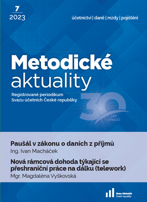 Aktuální číslo časopisu Metodické aktuality 7/2023